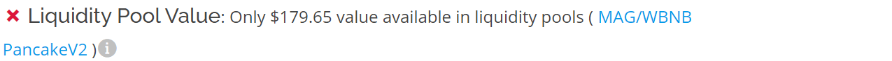 Liquidity Pool Value Bad